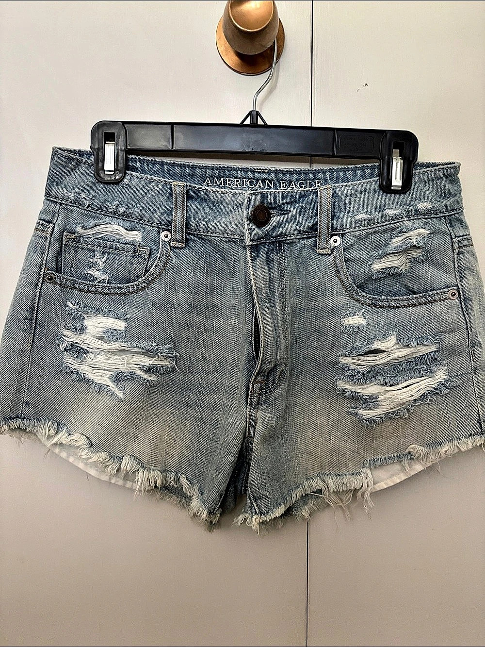 American Eagle Distressed Denim Jean Shorts - Size 6